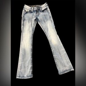 Rock Revival Women's Light Blue Boot Cut Jeans